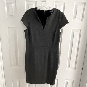 Charcoal grey Banana Republic dress